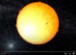 A massive pulsar irradiates a Solar-type star
